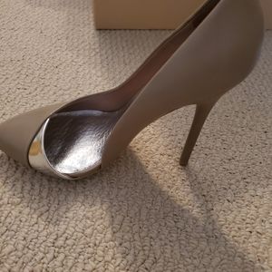 Mimosa nude leather heel